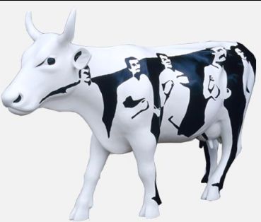 painted cow